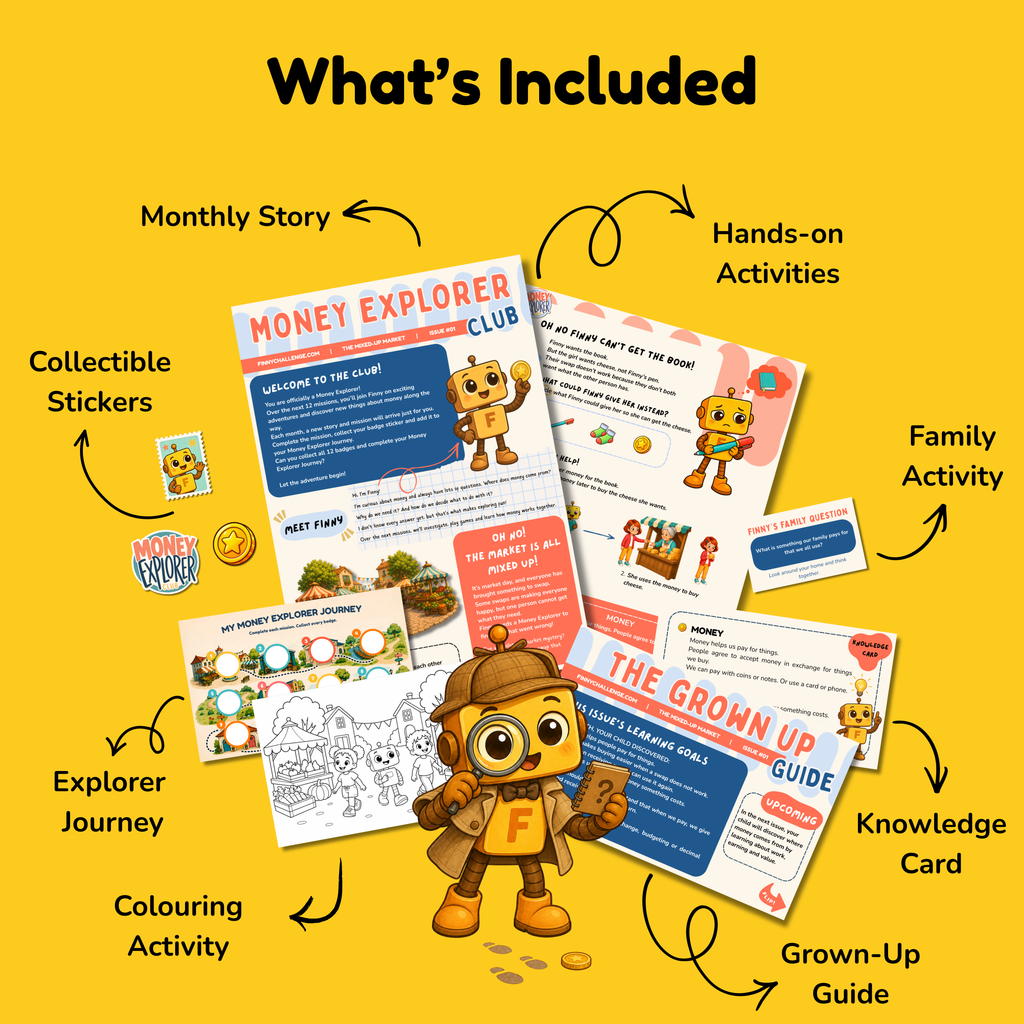 12-Month Financial Learning Journey - Money Explorer Mail Club